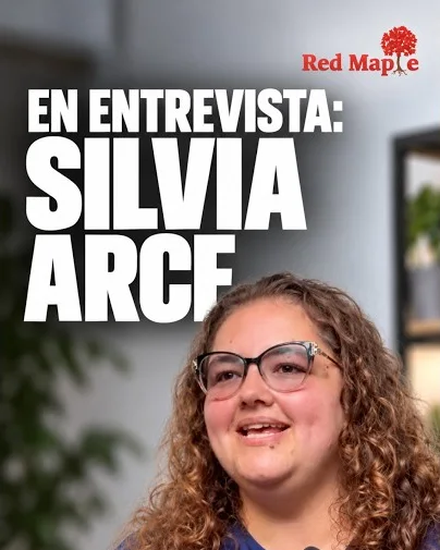 Silvia Arce en su entrevista para Red Maple
